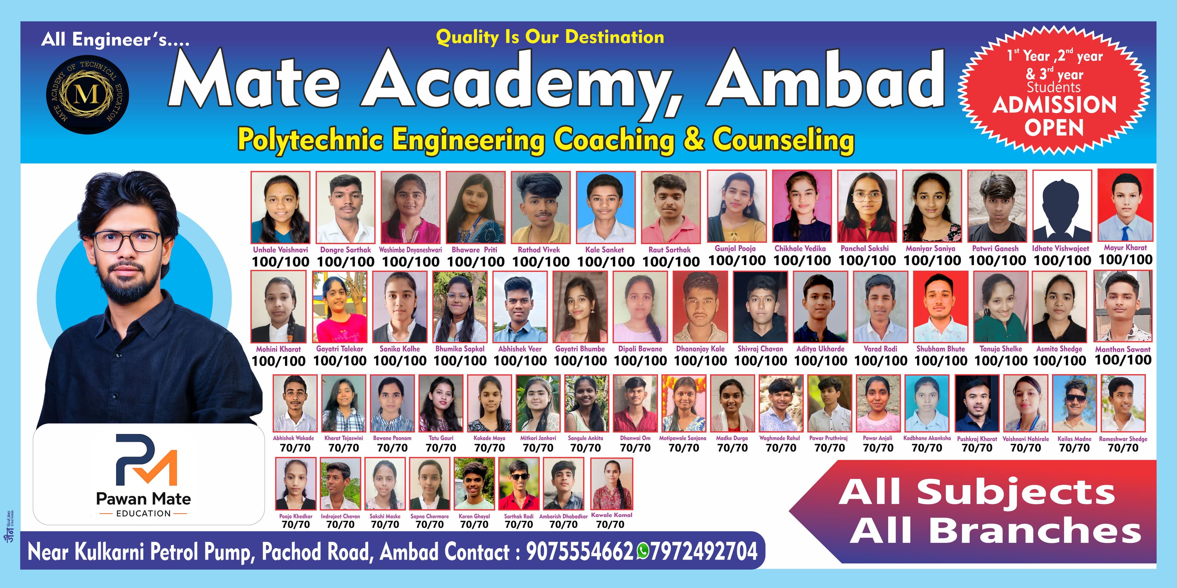 Pawan Mate Education Annual Achievers